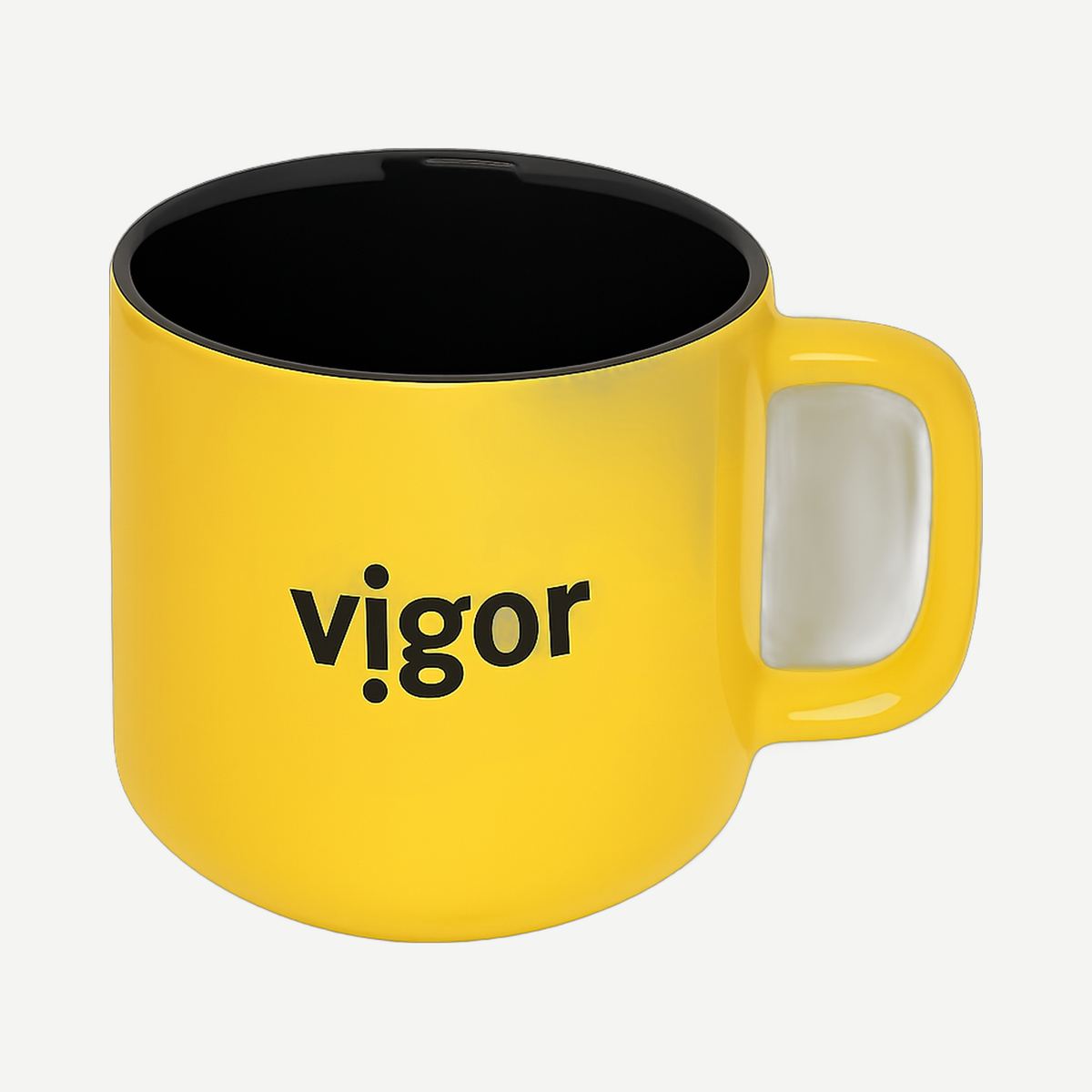 Bowery 400 ml (13.5 oz) Stoneware Mug - Yellow | Limitless Toronto