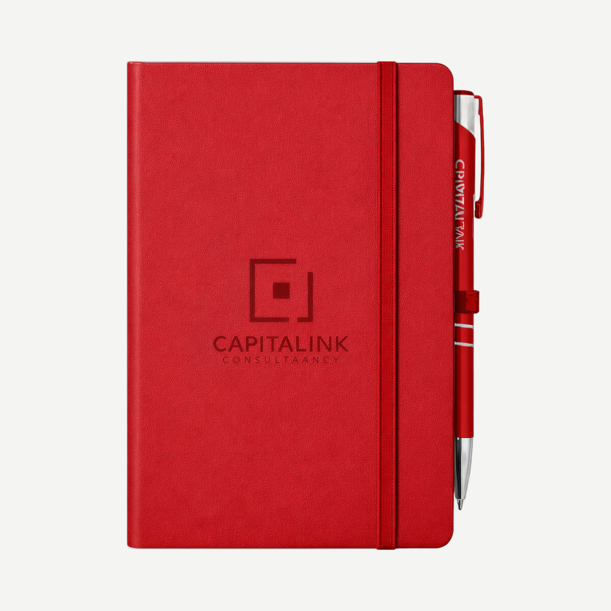 Cool Journal/Clicker Pen - (M) - Red/Red | Limitless Toronto
