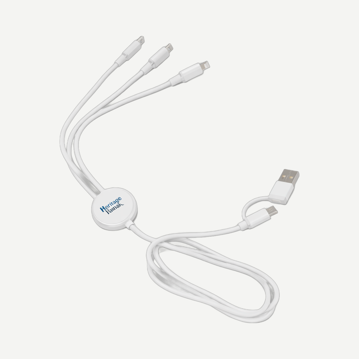 Fuller Light-Up Multi-Charge Cable - White | Limitless Toronto