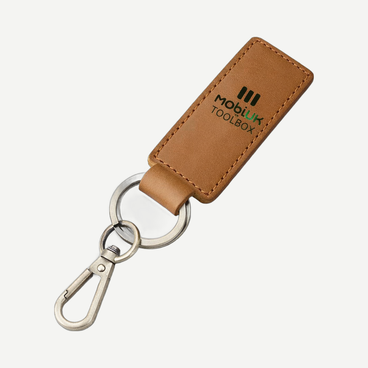 Genuine Leather Keychain - Brown | Limitless Toronto