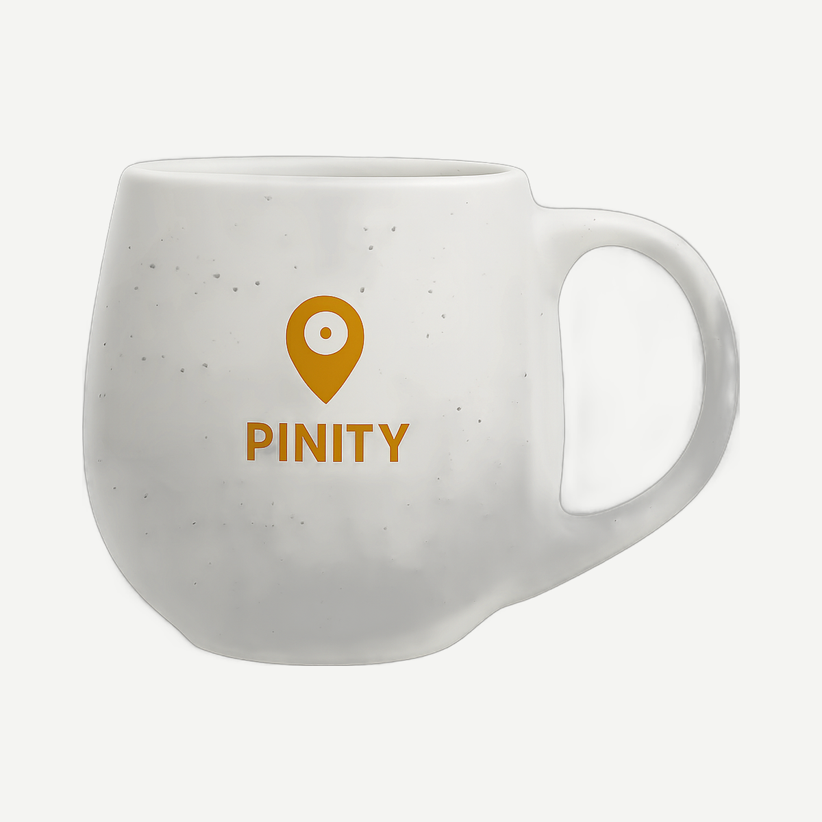 Kootenay Speckled 520 ml (17.6 oz) Bone China Mug - White | Limitless Toronto