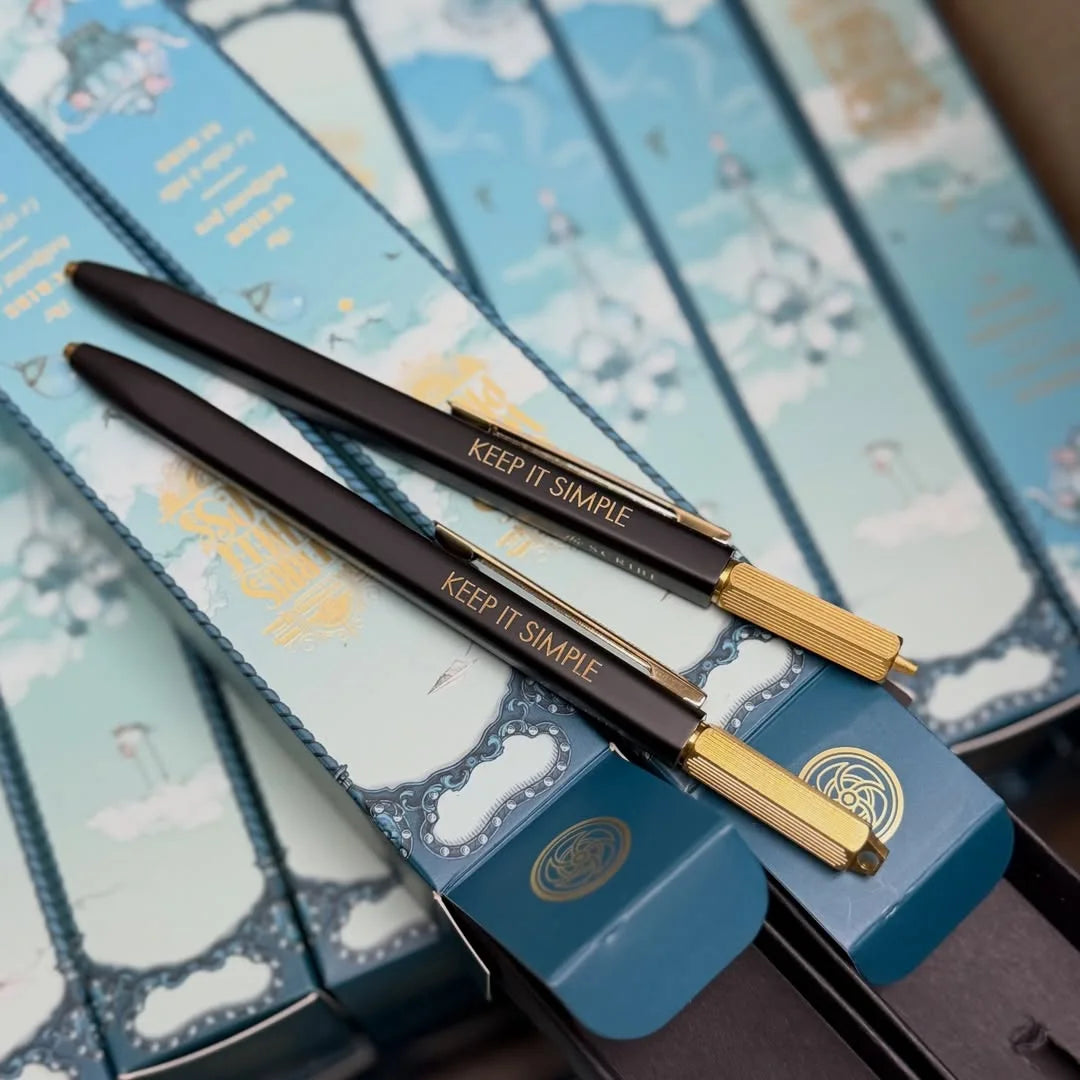 Laser-engraved Wealthsimple pens