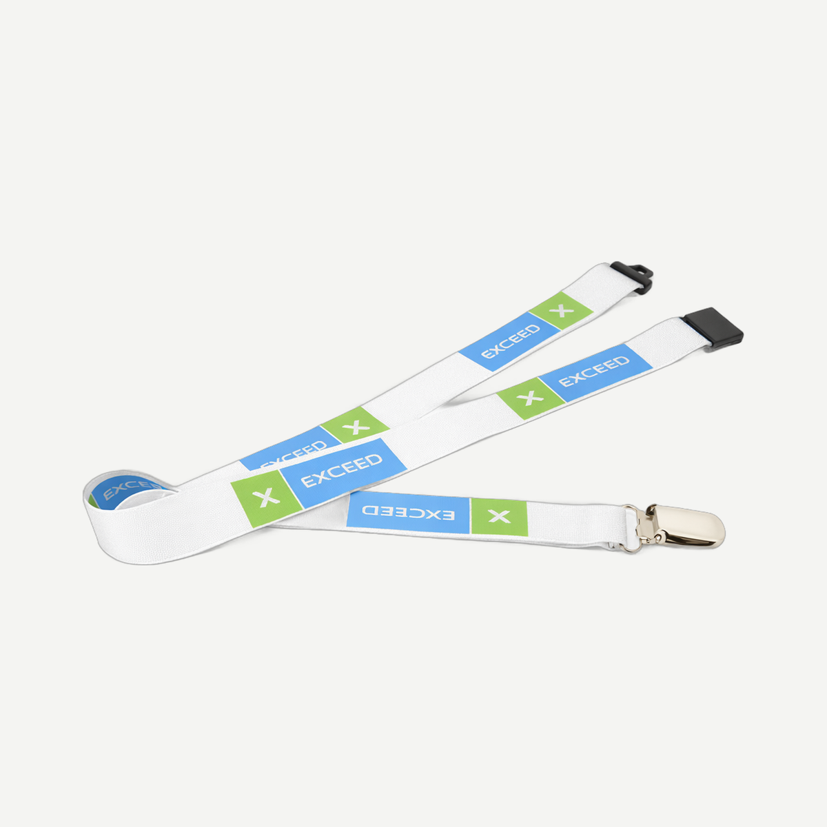 Sublimated Polyester Conference Lanyard, 90 cm - White | Limitless Toronto