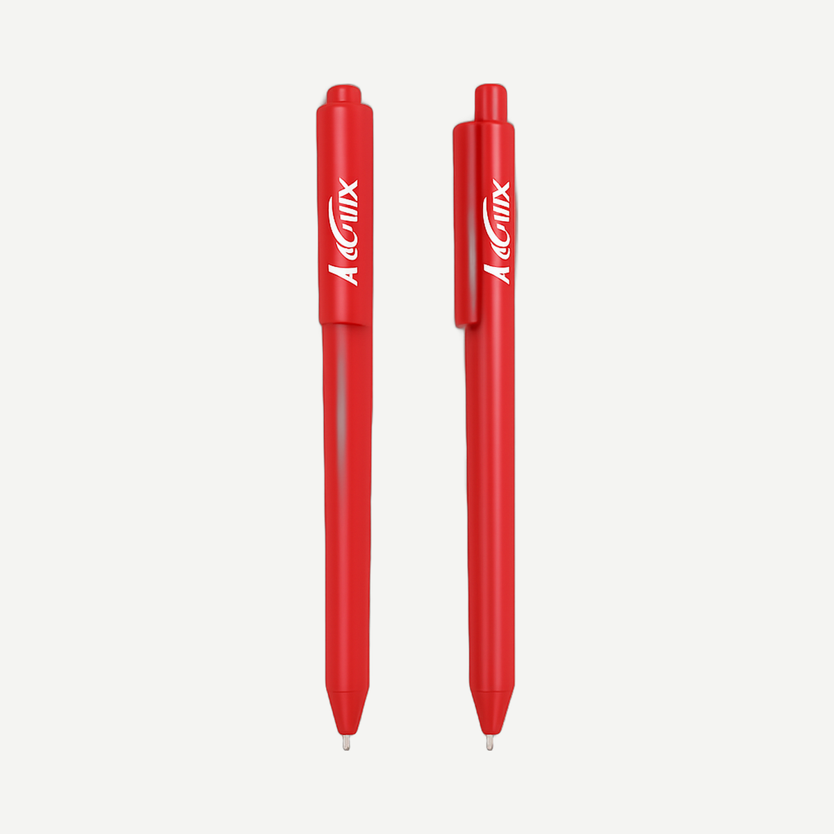 Triangular Body Simple Ballpoint Pen - Red | Limitless Toronto