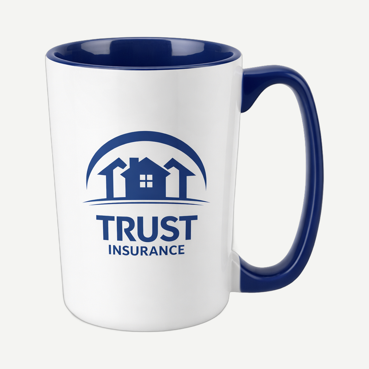 Wilcox 370 ml (13 oz) Mug - White/Cobalt Blue | Limitless Toronto