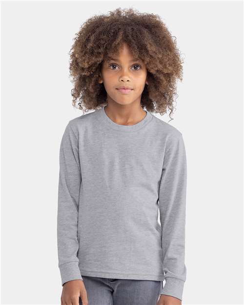 Next Level Youth Cotton Long Sleeve Tee 3311