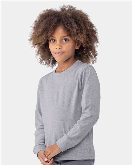 Next Level Youth Cotton Long Sleeve Tee 3311