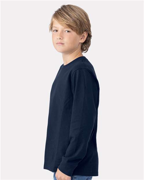 Next Level Youth Cotton Long Sleeve Tee 3311