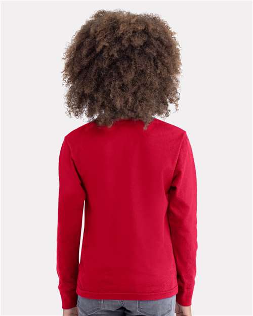 Next Level Youth Cotton Long Sleeve Tee 3311