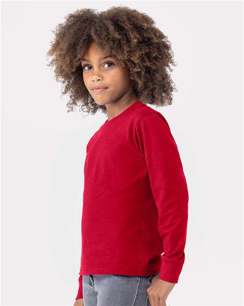 Next Level Youth Cotton Long Sleeve Tee 3311