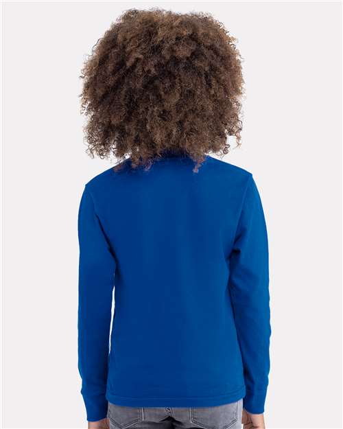 Next Level Youth Cotton Long Sleeve Tee 3311