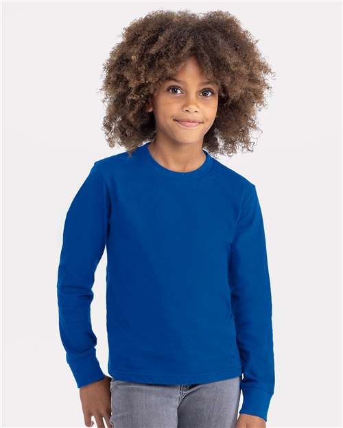 Next Level Youth Cotton Long Sleeve Tee 3311