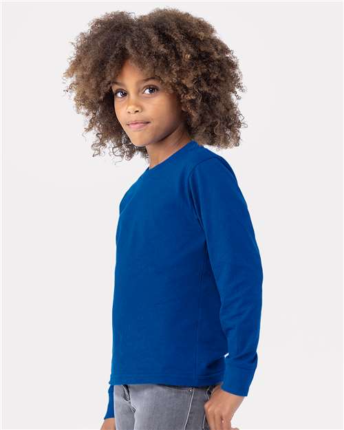 Next Level Youth Cotton Long Sleeve Tee 3311