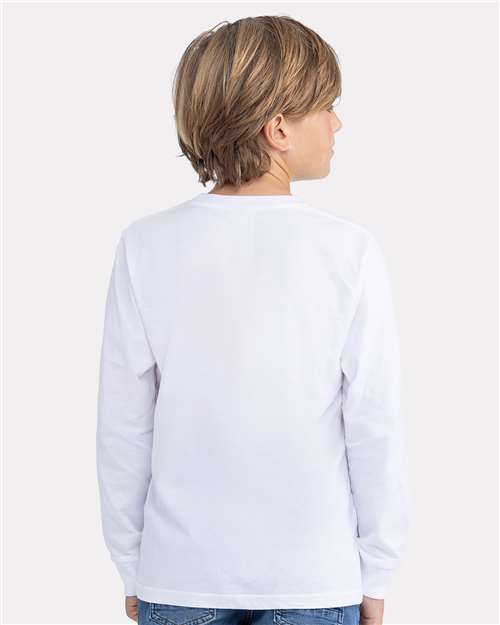 Next Level Youth Cotton Long Sleeve Tee 3311