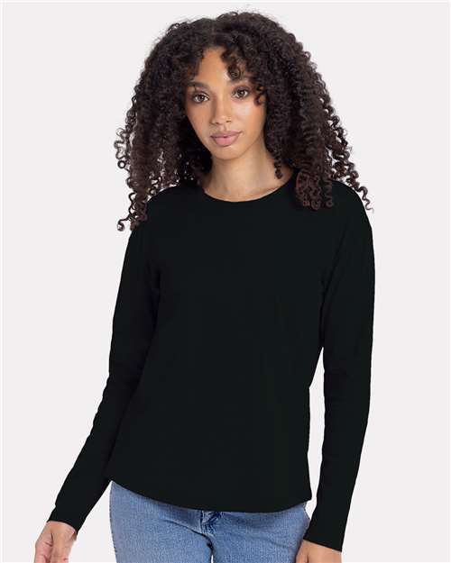 Next Level Women's Cotton Relaxed Long Sleeve Tee 3911