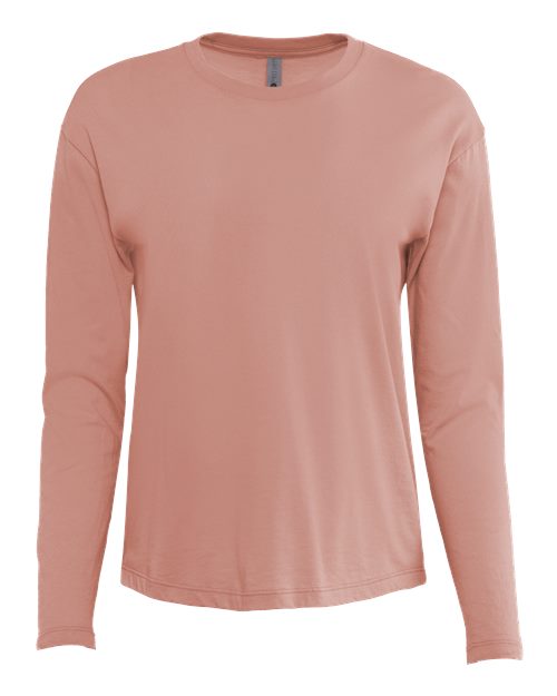 Next Level Women's Cotton Relaxed Long Sleeve Tee 3911