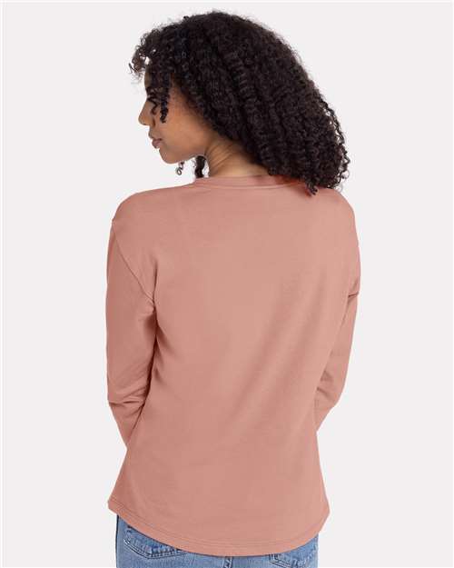 Next Level Women's Cotton Relaxed Long Sleeve Tee 3911