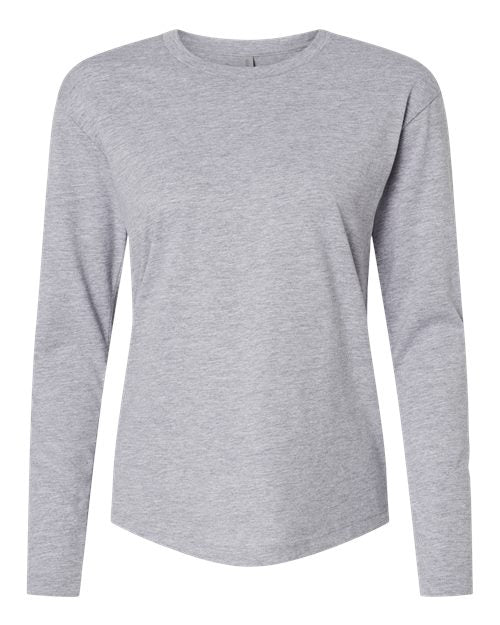 Next Level Women's Cotton Relaxed Long Sleeve Tee 3911