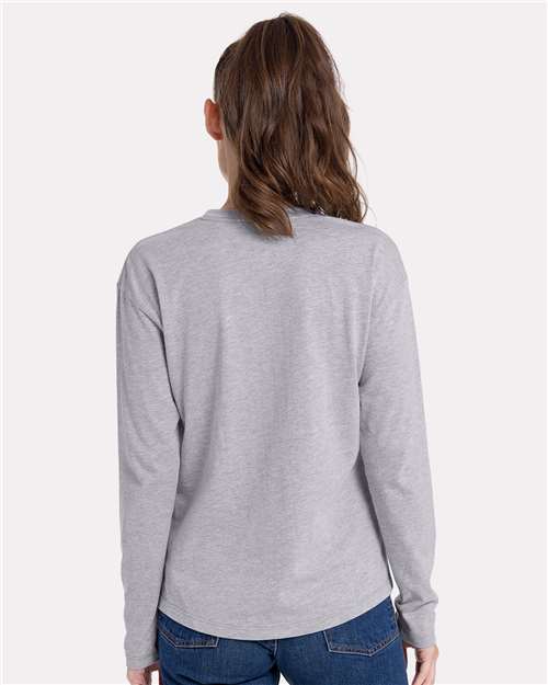 Next Level Women's Cotton Relaxed Long Sleeve Tee 3911