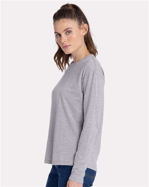 Next Level Women's Cotton Relaxed Long Sleeve Tee 3911