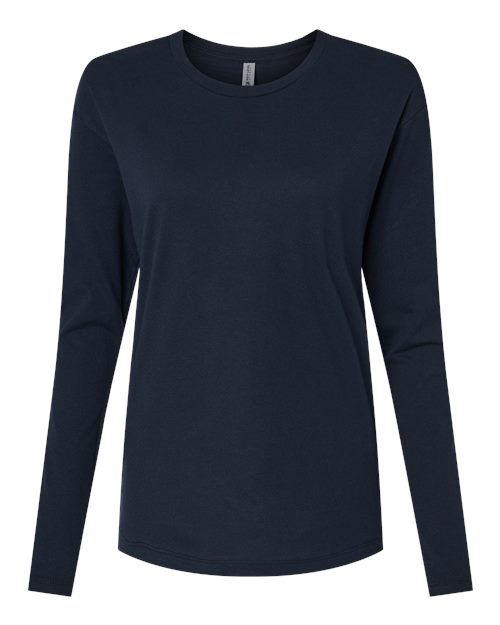 Next Level Women's Cotton Relaxed Long Sleeve Tee 3911