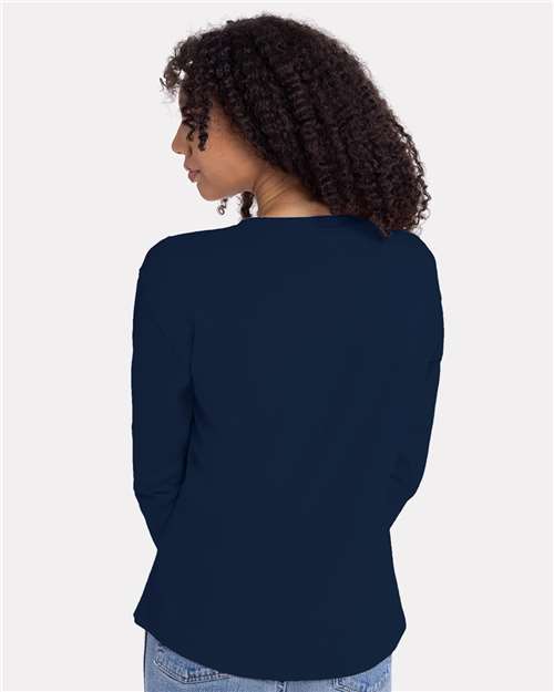 Next Level Women's Cotton Relaxed Long Sleeve Tee 3911