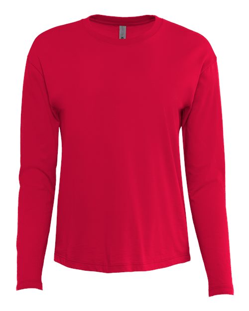 Next Level Women's Cotton Relaxed Long Sleeve Tee 3911
