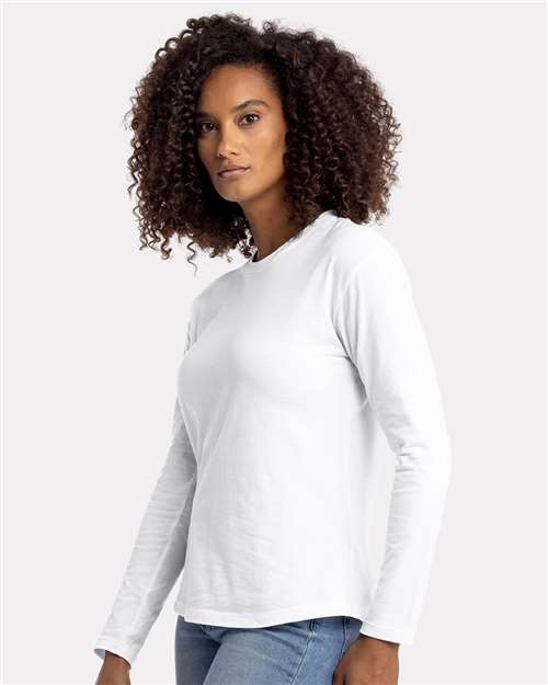 Next Level Women's Cotton Relaxed Long Sleeve Tee 3911