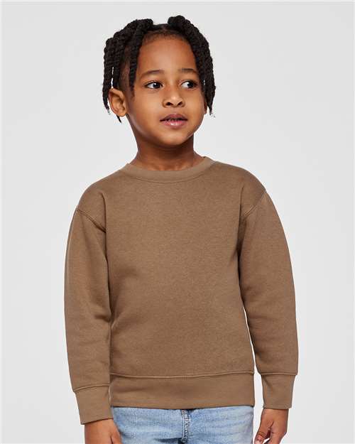 Rabbit Skins Toddler Fleece Crewneck Sweatshirt 3317