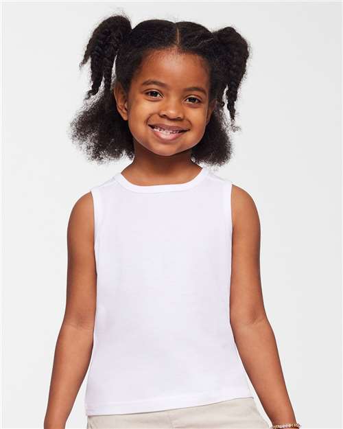 Rabbit Skins Toddler Fine Jersey Tank 3323