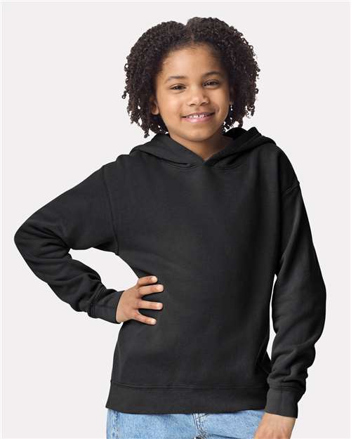Comfort Colors Youth Garment-Dyed Lightweight Hooded Sweatshirt 1467Y