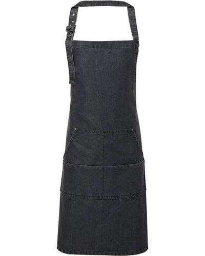 Jeans Stitch Denim Bib Apron
