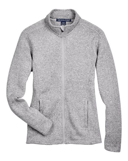 Devon & Jones Women's Bristol Full-Zip Sweater Fleece Jacket DG793W