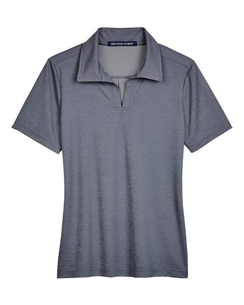 Devon & Jones Women's CrownLux Performance® Address Melange Polo DG22W