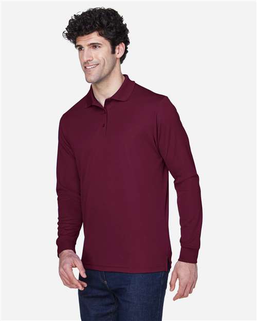 CORE365 Men's Pinnacle Performance Long Sleeve Piqué Polo 88192