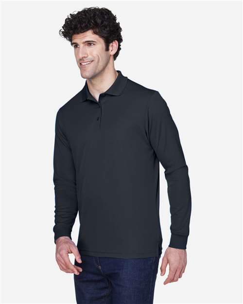 CORE365 Men's Pinnacle Performance Long Sleeve Piqué Polo 88192