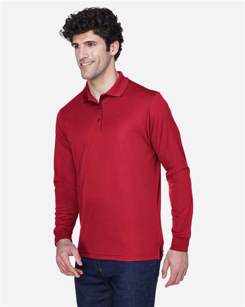CORE365 Men's Pinnacle Performance Long Sleeve Piqué Polo 88192