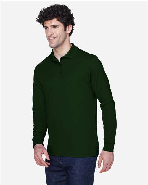 CORE365 Men's Pinnacle Performance Long Sleeve Piqué Polo 88192