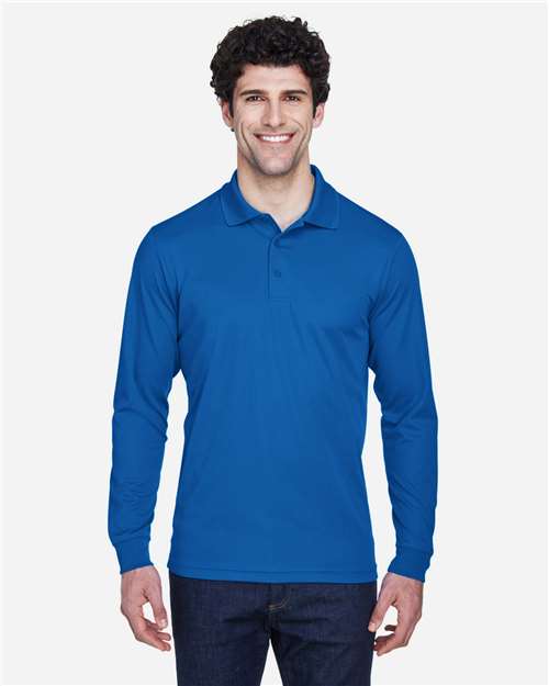 CORE365 Men's Pinnacle Performance Long Sleeve Piqué Polo 88192