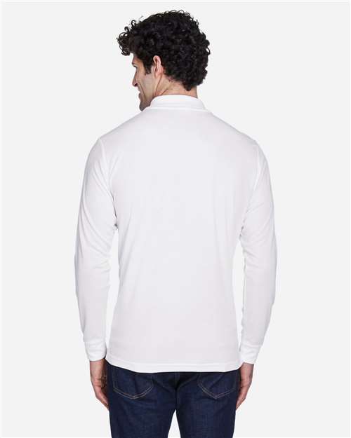 CORE365 Men's Pinnacle Performance Long Sleeve Piqué Polo 88192