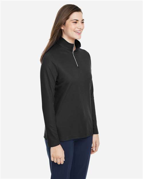 CORE365 Women's Fusion ChromaSoft™ Pique Quarter-Zip Pullover CE405W
