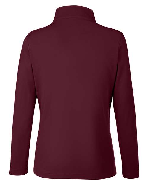 CORE365 Women's Fusion ChromaSoft™ Pique Quarter-Zip Pullover CE405W