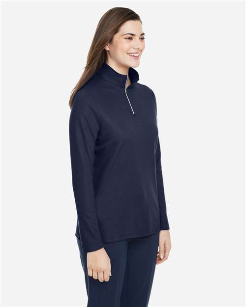 CORE365 Women's Fusion ChromaSoft™ Pique Quarter-Zip Pullover CE405W