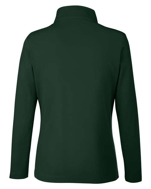 CORE365 Women's Fusion ChromaSoft™ Pique Quarter-Zip Pullover CE405W