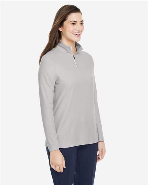 CORE365 Women's Fusion ChromaSoft™ Pique Quarter-Zip Pullover CE405W