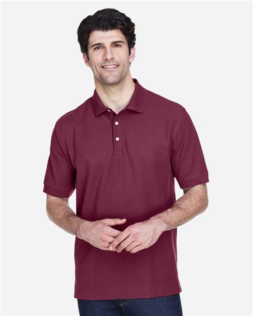 Devon & Jones Men's Pima Piqué Polo D100