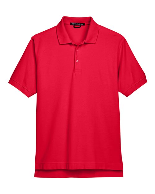 Devon & Jones Men's Pima Piqué Polo D100