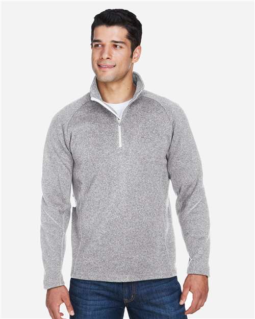Devon & Jones Unisex Bristol Sweater Fleece Quarter-Zip Pullover DG792