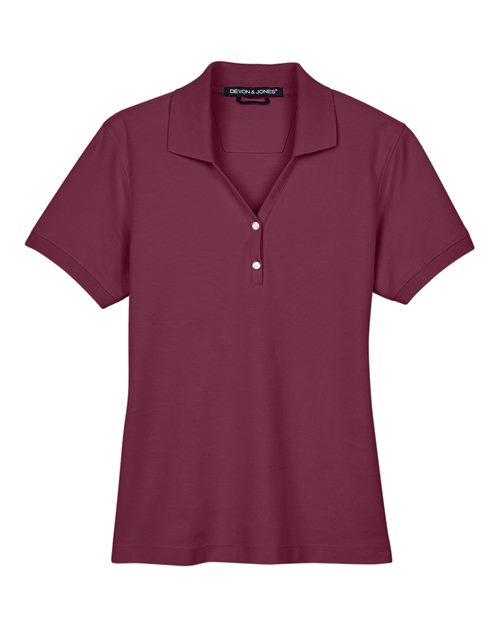 Devon & Jones Women's Pima Piqué Polo D100W