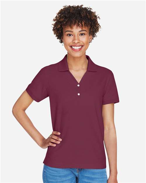 Devon & Jones Women's Pima Piqué Polo D100W